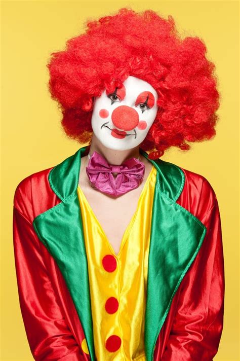 Colorful Clown Stock Image Image Of Female Adult Performance 21916435