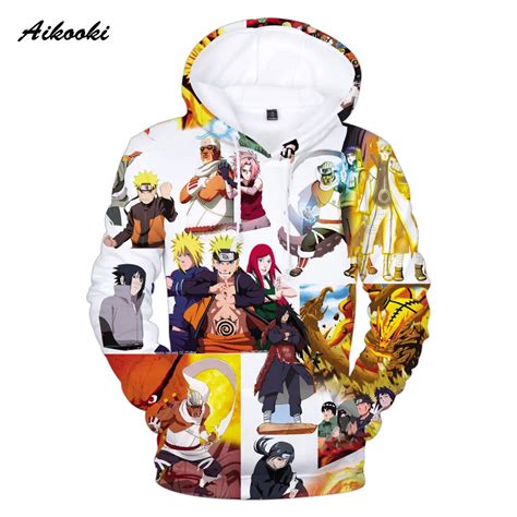 Aikooki Naruto 3d Hoodies Sweatshirt Men Women Hooded 3d Print Naruto