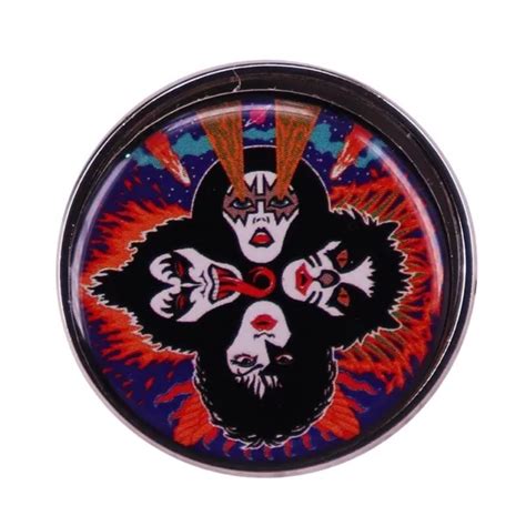 Kiss Ace Frehley Gene Simmons Peter Criss Paul Stanley Lapel Pin