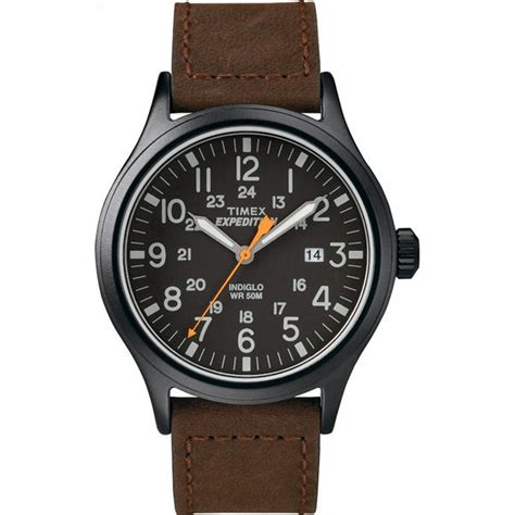 Timex Timex Mens Expedition Scout 40mm Leather Brown Watch