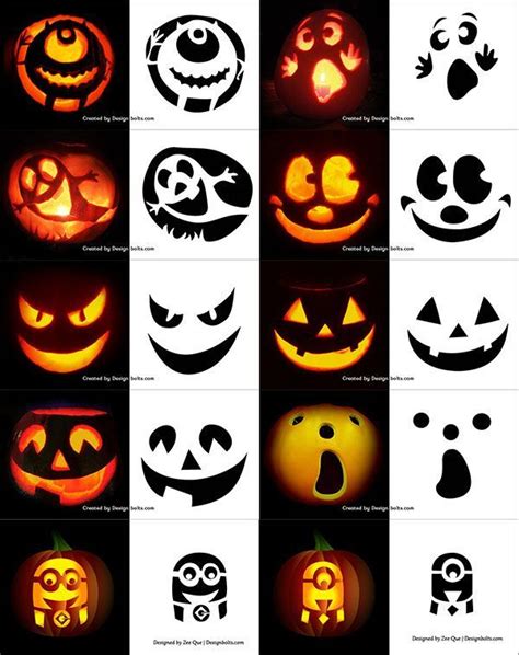 Cool Easy Pumpkin Carving Stencils