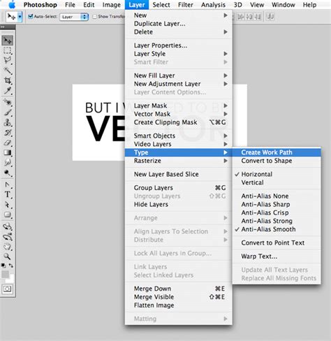 Quick Tip Convert Photoshop Text To Vector For Use In Illustrator