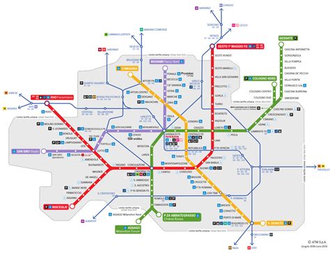 Mappa Metro Milano Da Stampare Cartina Geografica Mondo