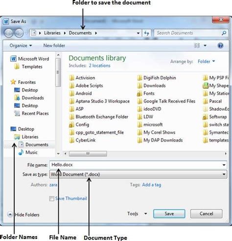 Save Document In Word 2010 Software Infotech