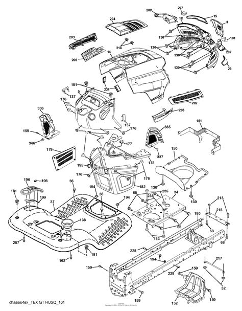 Husqvarna Yth22v42 96043010902 2011 08 Parts Diagram For Chassis