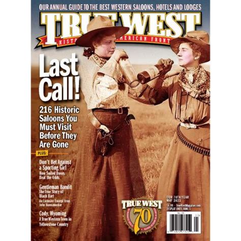 True West Magazine May2023 Last Call 216 Historic Saloons