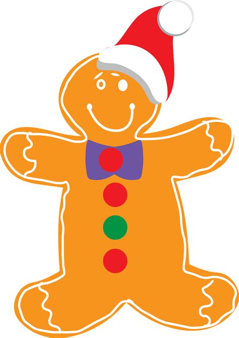 Hari Natal Manusia Kue Jahe Roti Gambar Vektor Gratis Di Pixabay