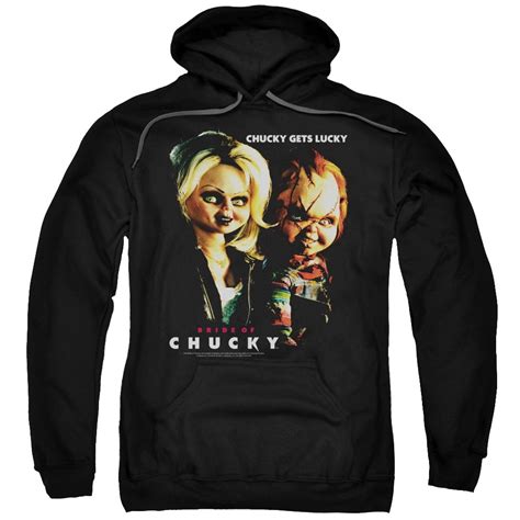 Bride Of Chucky Chucky Gets Lucky Pull Over Hoodie Xxx Large