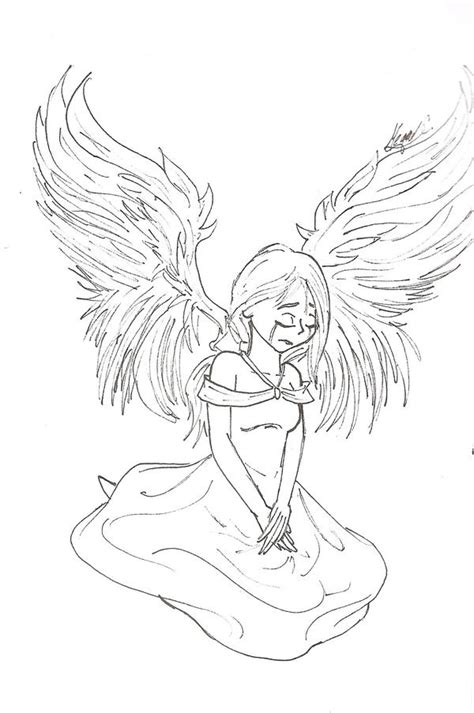 Sad Angel By Artxisxinxmyxsoul On Deviantart