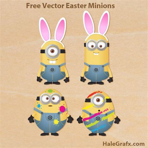 Free Vector Easter Minions Free Vector Despicable Me Easter Minions