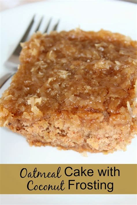 After 20 minutes, add granulated sugar, brown sugar and eggs to oatmeal mixture and stir until well blended. On The Menu: Oatmeal Cake With Coconut Frosting |Sunny ...