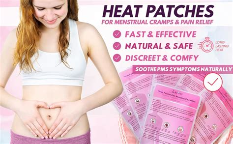 Disposable Portable Heating Pads For Menstrual Cramps Period Pain Lower Back Pain Relief