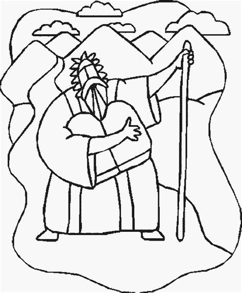 10comm07 Coloring Pages Coloring Pages For Kids Moses