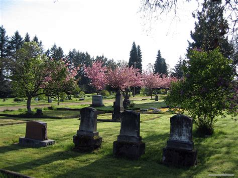 Salem Pioneer Cemetery ~ Salem Oregon Photographs Part Of The