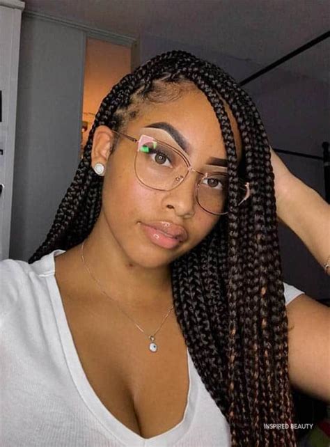 90+ ombre hair ideas trending today: Knotless Box Braids Styles and Tips - Inspired Beauty