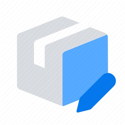 Box Edit Product Icon Download On Iconfinder