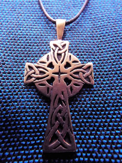 Copper Celtic Cross Pendant