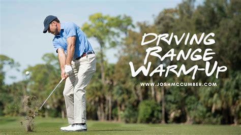 Golf Driving Range Warm Up Driving Range Warm Up Drill Mccumber