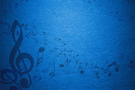 Aesthetic Blue Music Notes