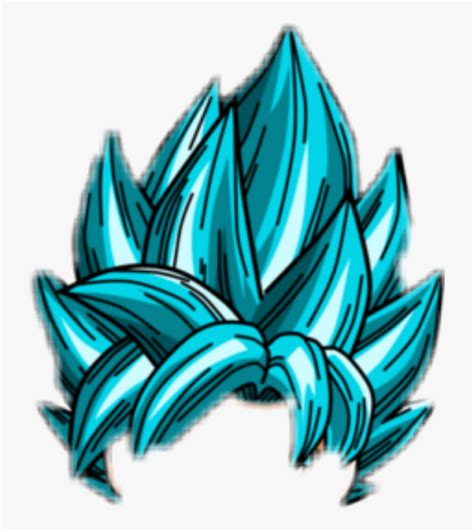 Goku Ssjb Hair Png Download Super Saiyan Blue Hair Png Transparent