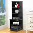 Yaheetech 5 Tier Wooden Open Shelf Bookcase Audio Stand Corner Display 