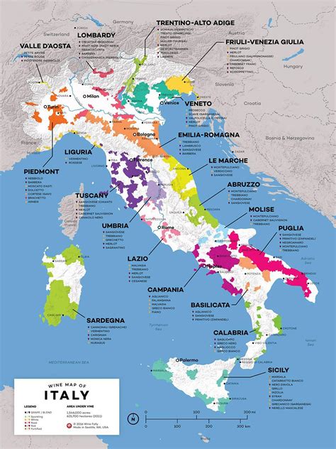 Can you name the countries of europe? Italy wine regions map - Italy wine map (Southern Europe ...