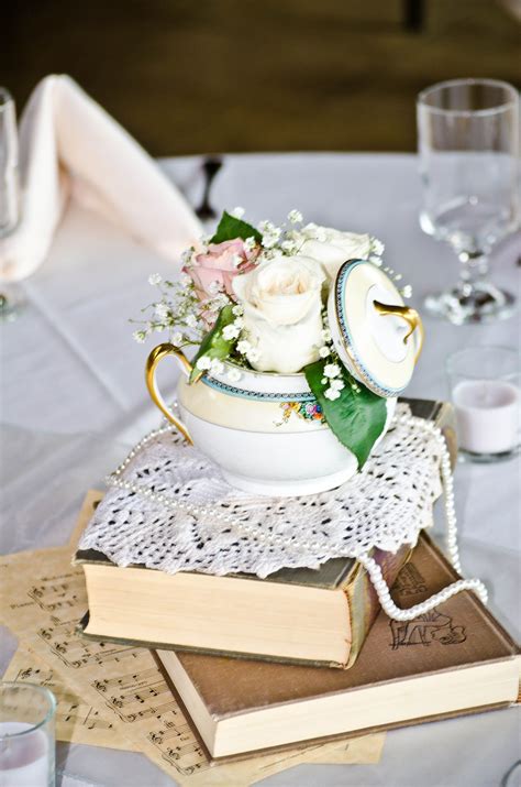 The Reception Table Diy Centerpieces Book Wedding Centerpieces