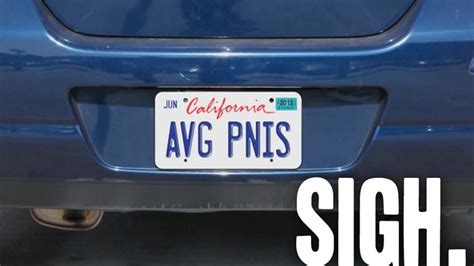 The Worlds Most Modest Vanity Plates