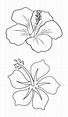 Flower Printable Stencils - Printable Word Searches