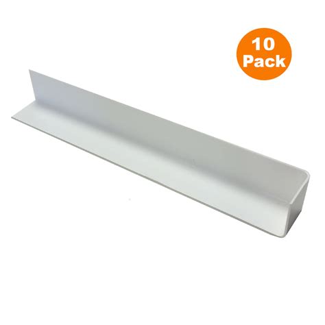10 X Fascia Board Corner Joints White 300mm Round Edge Profile Homesmart
