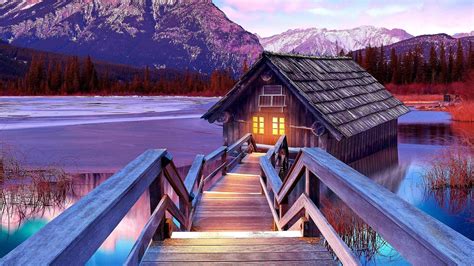 Summer Boathouse Wallpapers Wallpaper Cave