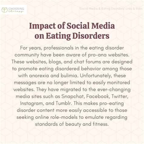 What S The Link Between Social Media Eating Disorders
