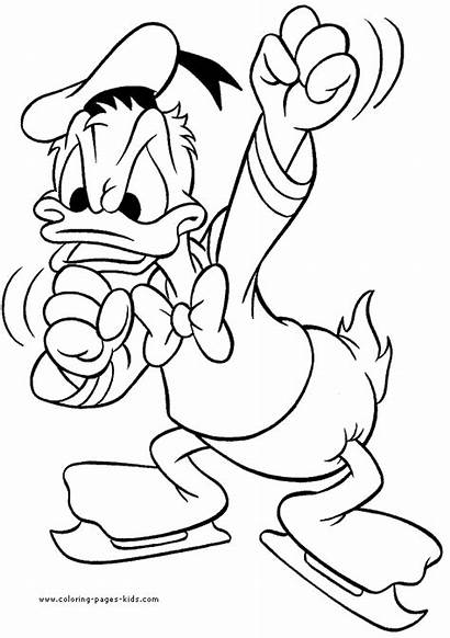 Coloring Pages Duck Donald Disney Printable Daisy