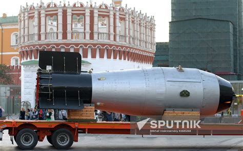 Replica Of Tsar Bomba Hydrogen Bomb Delivered To Moscow Sputnik Mediabank