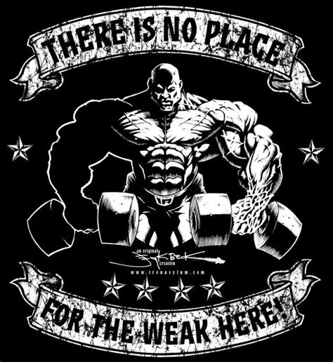 Iron Asylum Makes Good Shirts Gym Art Bodybuilding Logo Bodybuilding