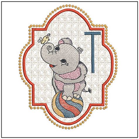 circus ellie abcs embroidery designs and patterns