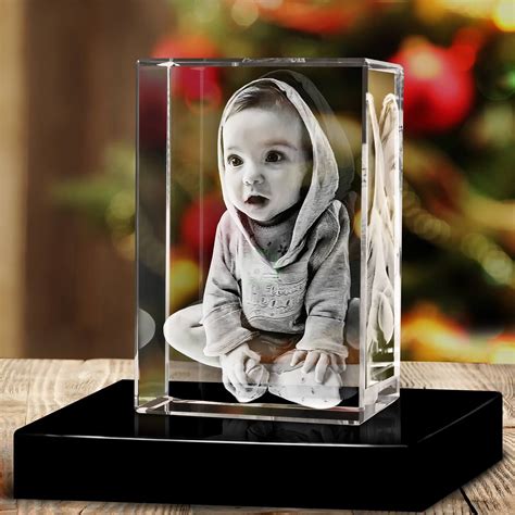3d Crystal Rectangle Example 3d Crystal Crystal Ts Wood Picture Frames Picture On Wood