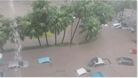 Cars Submerged As Cyclone Belal Sparks Flash Flooding In Mauritius