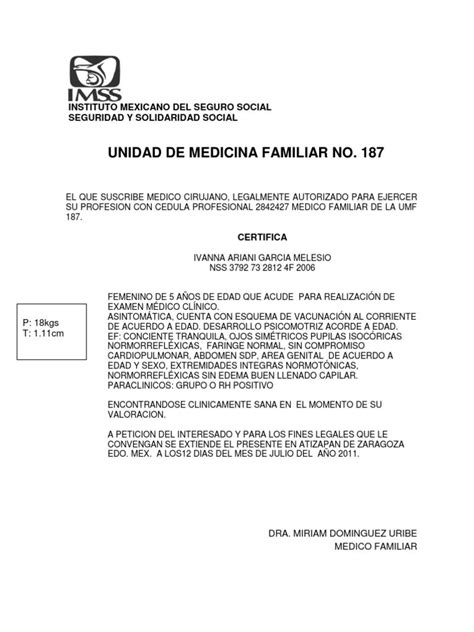 Certificado Médico Playa Del Carmen ⋆ ¿dónde Obtenerlo