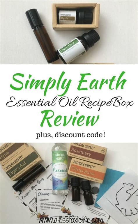 Simply Earth Review Essential Oils Recipe Box Makes Using Essential
