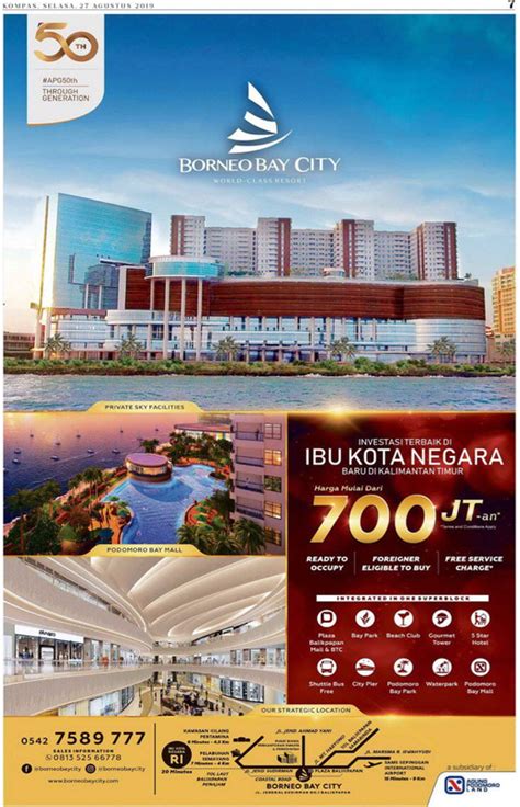 Balikpapan Borneo Bay City Superblock Residences 7x23 Floors