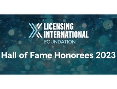 Licensing International Announces 2023 Hall Of Fame Inductees Pam
