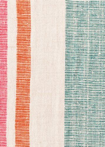 Moroccan Stripe In Teal From Kathryn Ireland Bright Stripes Fabric