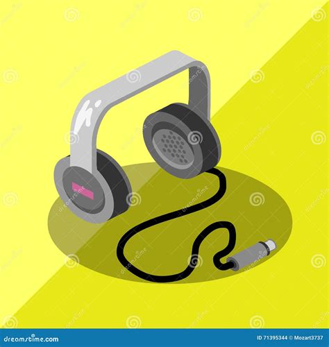 Earphone Stock Vector Illustration Of Headset Sound 71395344