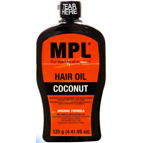 Coconut oil will definitely help your hair grow healthier, thicker, and longer, brown confirms. MPL Hair Oil Coconut 125g - Clicks