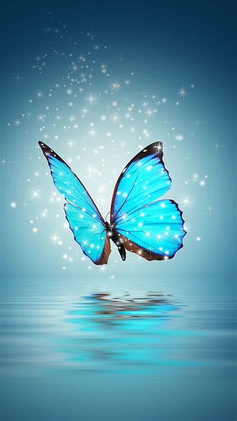 Light Blue Aesthetic Wallpaper Butterfly Aesthetic Tumblr Cute Blue