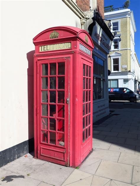 K2 Telephone Kiosk Outside Flank Of Number 161a Seymour Place City Of