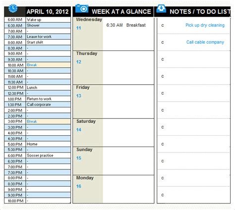 9 Daily Planner Templates Free Samples Examples And Format Sample