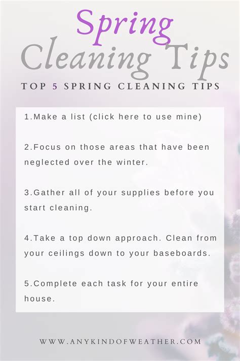 My Top 5 Spring Cleaning Tips For Easy And Quick Cleaning This Spring