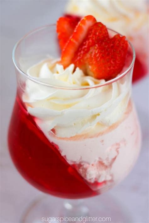 Strawberry Jello Parfait ⋆ Sugar Spice And Glitter